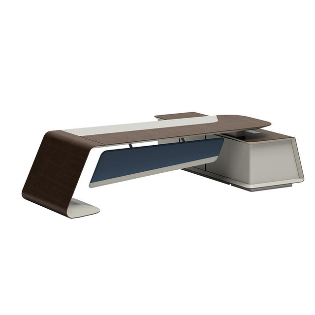Office Computer Table Home Desk L Shape Executive Manage Table desk home office desk mesas WITH CABINET oak wood