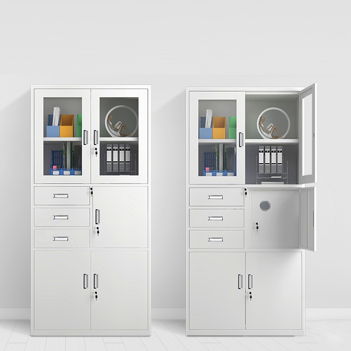 Lockable Office File Documents Storage Cabinet Lock Stainless Steel File Cabinets
