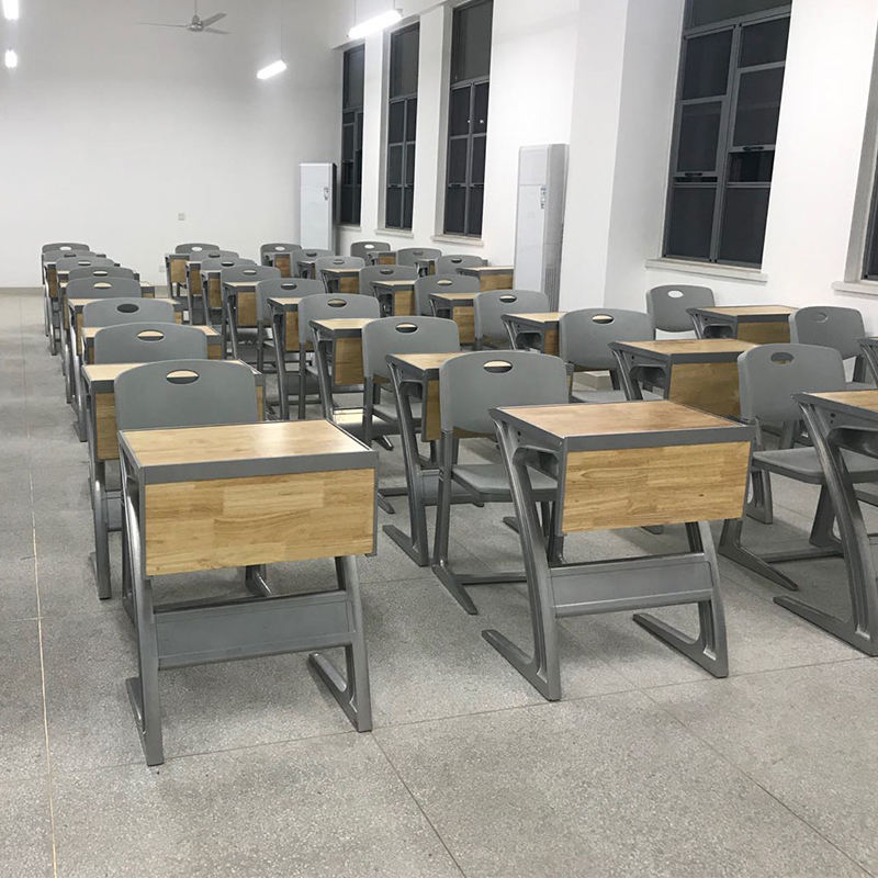 Lifted and rotated school furniture sets table seat adjustable student desk and chair customizable sets