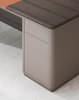 Modern high tech custom luxury executive L shape wooden CEO room manager office desk