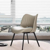 Wholesale Italy Style Dinning Chairs Luxury Classic Design Living Room Carbon Steel Frame Restaurant Used Leather Dining Chairs