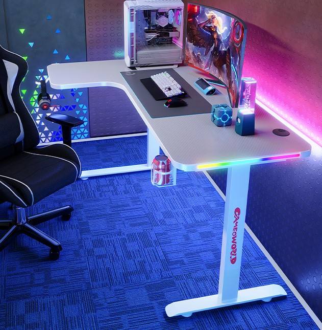 Style Staff Computer Table Gaming Desk Laptop Office Desk commercial furniture home office desk