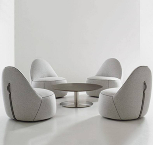 European Style Office Used Modern Meeting Waiting Room Couch Leisure Comfortable Fabric Surface With High Quality Sponge Sofa