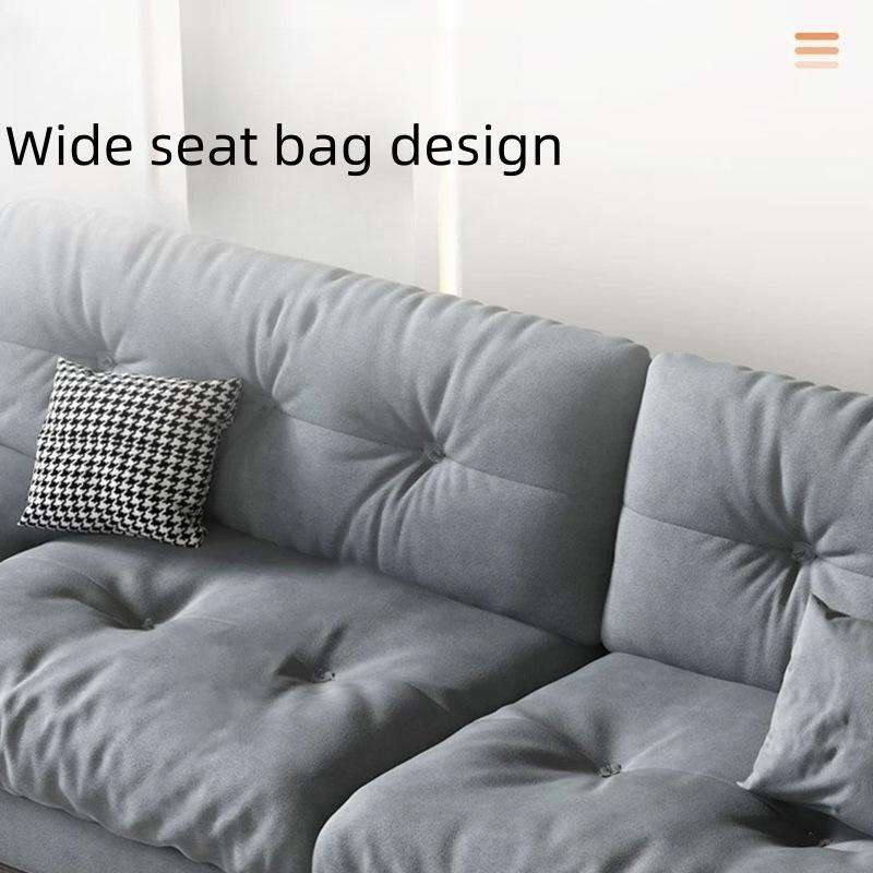 New Arrival Cream Clouds Sofa Simple Modern Lounge Furniture Fabric Sofa Bedroom Couch Living Room Sofa