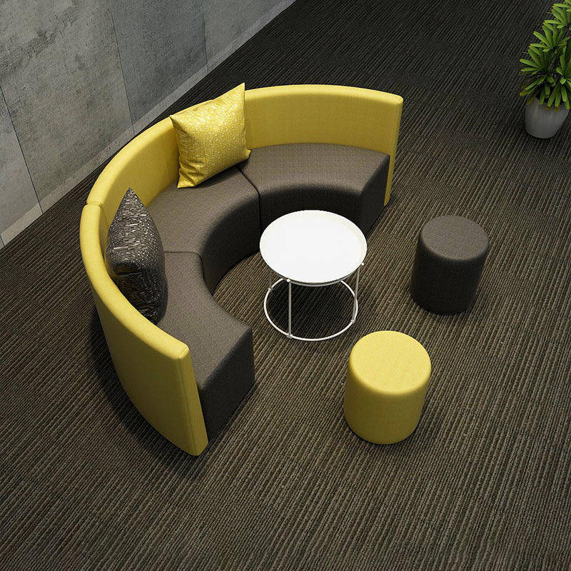 New Design Modern Sofas European Style For Modular Sectional Meeting Office Sofa Couch Mall Waiting Booth Sofa With Waterproof