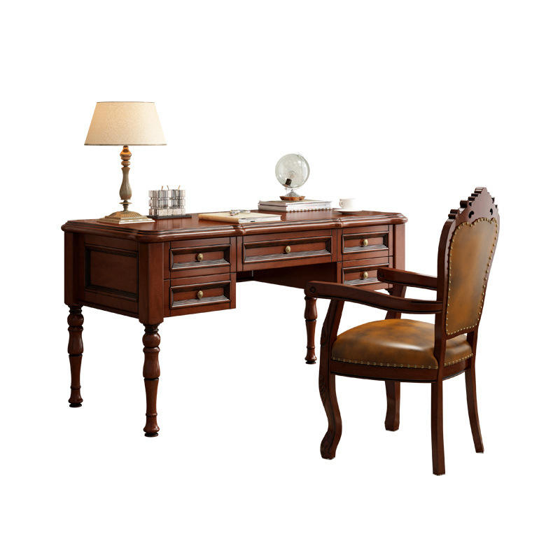 Bedroom Wood Dressers Furniture 5 Drawers Storage makeup vanity dressing table home office desk private desk