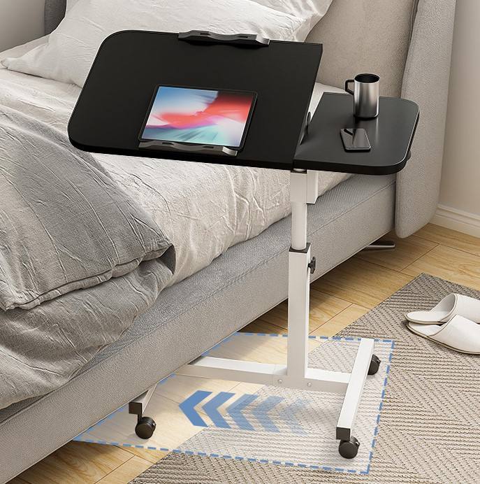 Factory custom overbed laptop desk table adjustable bedside desk table for dinning and work Laptop Desk table