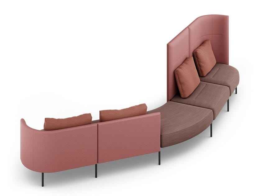 New Trend Modern Sectional Sofa For Office Pod Privacy Sofa Casual High-back Couch For Public Meeting Rooms Commercial Furniture