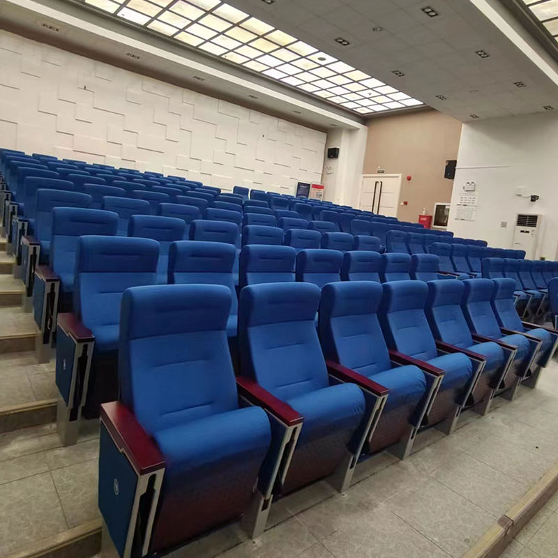 Luxury high quality sponge cushioned church auditorium cinema chair stackable chair