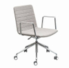 Hot selling chair home office furniture executive chair without armrest leather swivel lift office chair