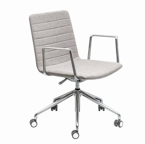 Hot selling chair home office furniture executive chair without armrest leather swivel lift office chair