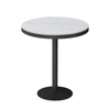 White 12mm Sintered Stone Restaurant Dining Table