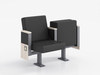 Hot Sale Theater Church Pulpit Auditorium Audience Chair durable comfortable church auditorium stackable chair