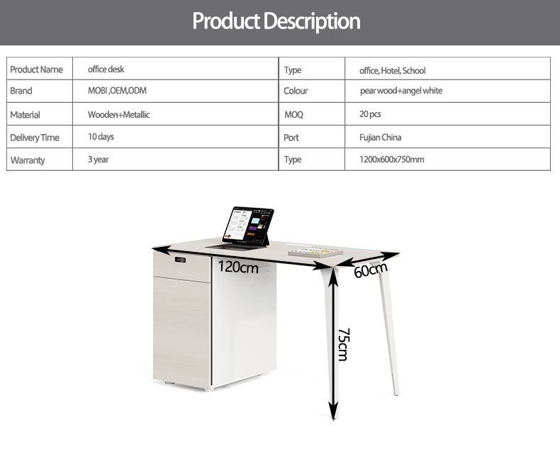 Low price european style modern appearance general use multi furniture bureau sets small corner home office desk for home office