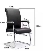 Modern Luxury High Back Leather Wheels Executive Office Computer Chair sillas