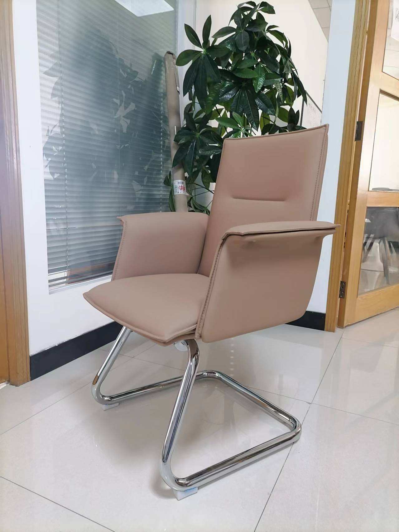 Modern Luxury High Back Leather Wheels Executive Office Computer Chair sillas