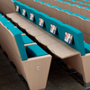 stackable chair Luxury high quality sponge cushioned church auditorium cinema chair