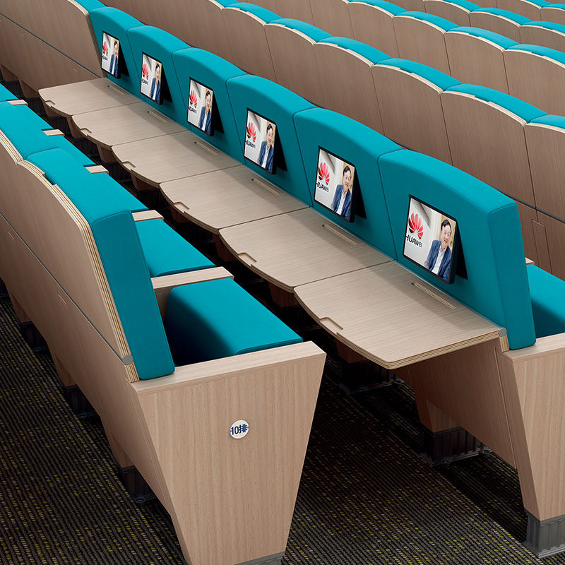 stackable chair Luxury high quality sponge cushioned church auditorium cinema chair