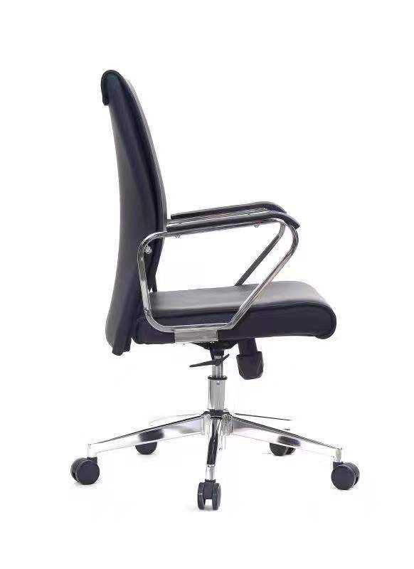 Comfortable executive swivel wheels leather mesh furniture black rolling ergonomic office chair furniture sillas