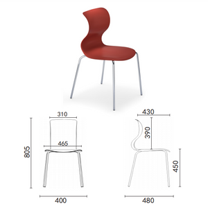 Factory Hot Sales Modern Design Pp Environmental Metal Hospital Clinic Furniture Waiting Chair stackable chair mesas