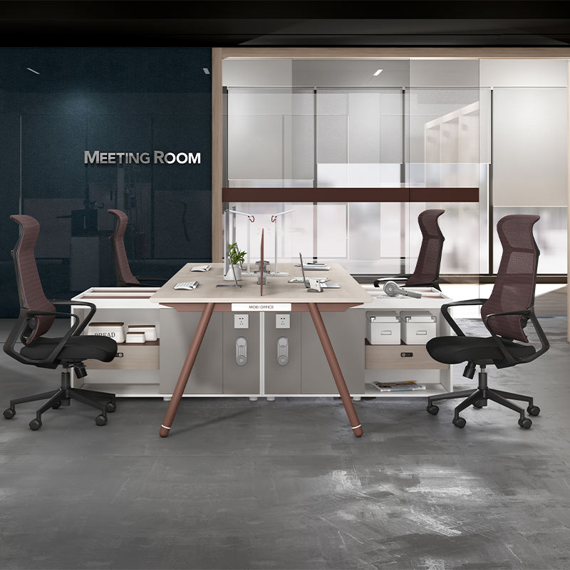 Multifunction Commercial Furniture Modular White Executive Electric Height Adjustable Office Desk For Boss Manger