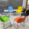 New design wholesale simple dining room living room furniture chair stackable chair