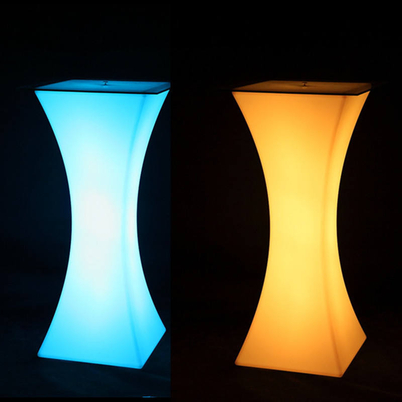 Square led table Modern Light Up Bar Furniture Nightclub Tables and Chairs Night Club Funny light up Led Light Bar table