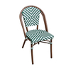 Outdoor rattan Chair Aluminium alloy structure High Quality Chair Armrest PE Rattan Seat And Dining Chair