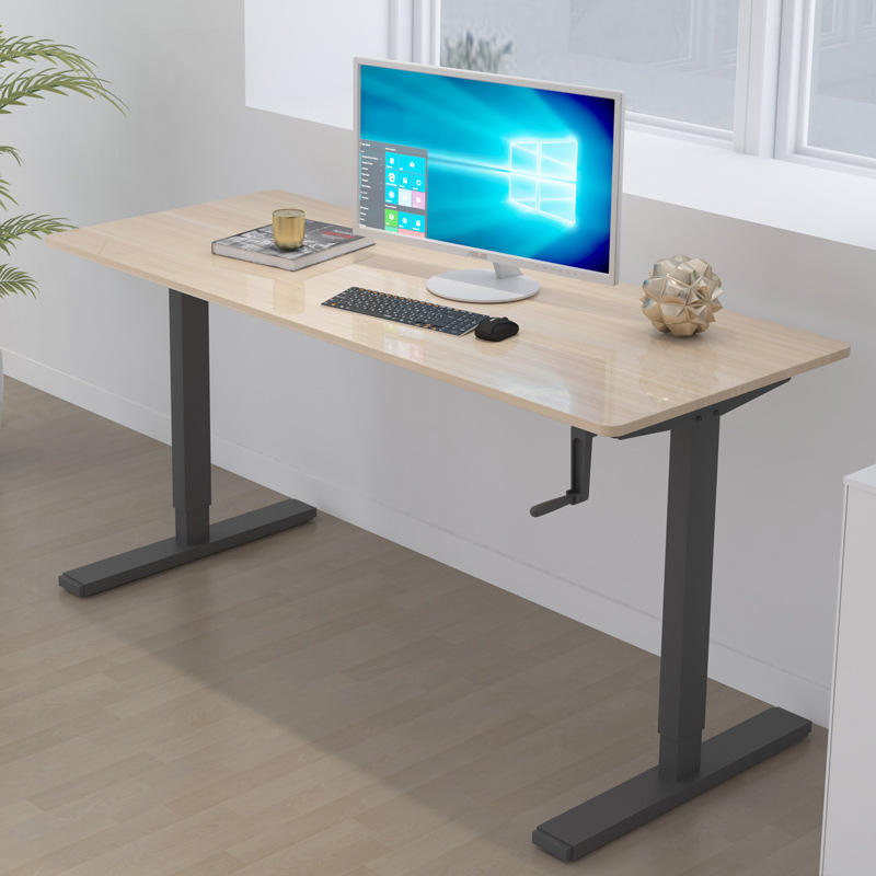 Metal Office Lift Table Computer Standing Desk Motorized Frame Height Adjustable Desk commercial furniture home office desk