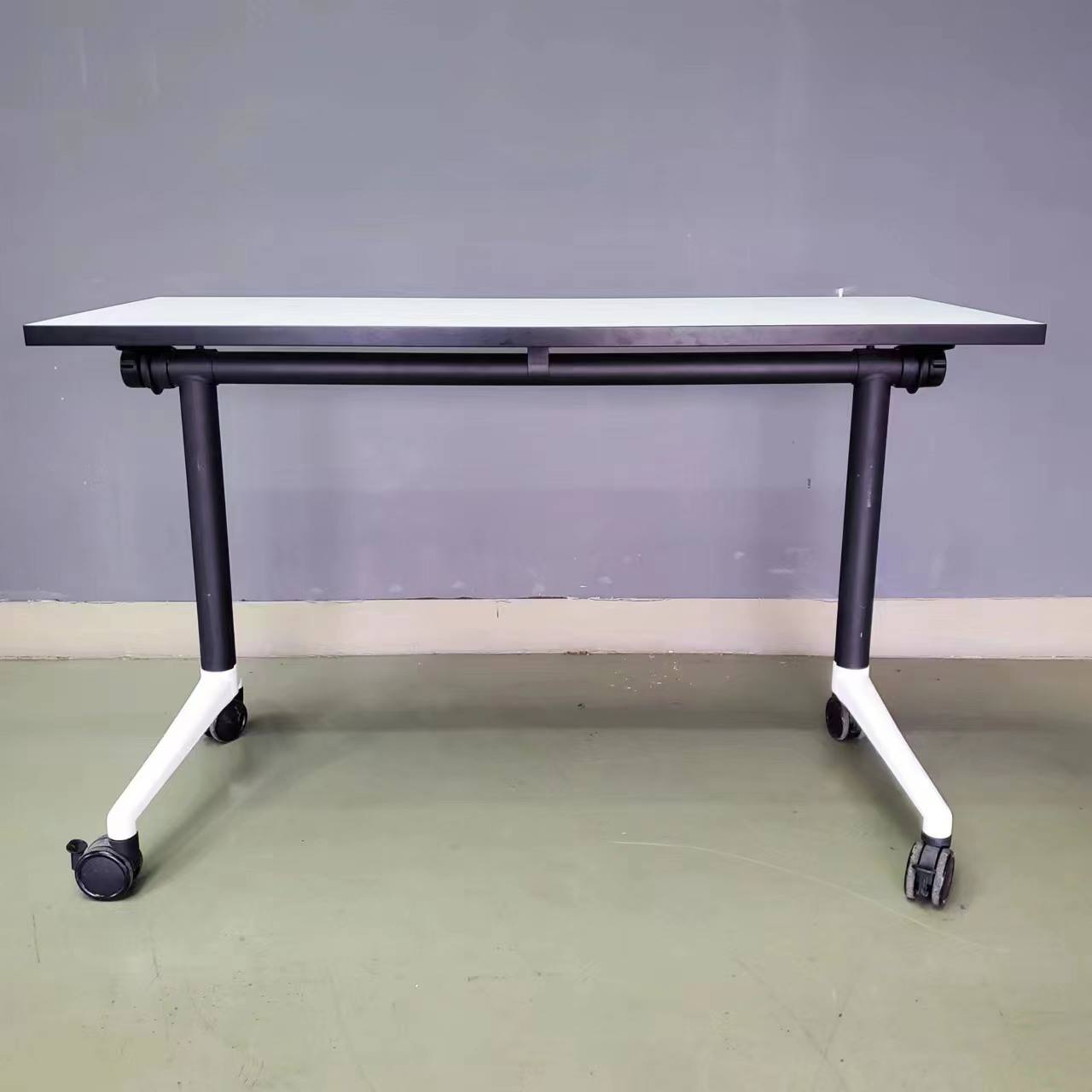 training table classroom student college desk move wheels foldable training office desk home office desk commercial furniture