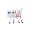 Cheap PP Training Chair Stackable Chair with Table mesas