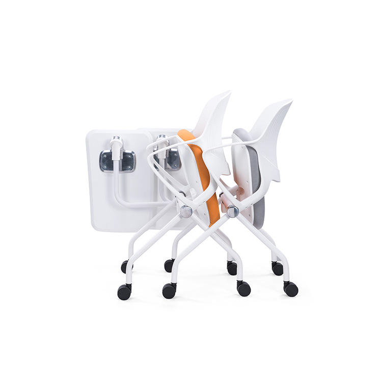 Cheap PP Training Chair Stackable Chair with Table mesas
