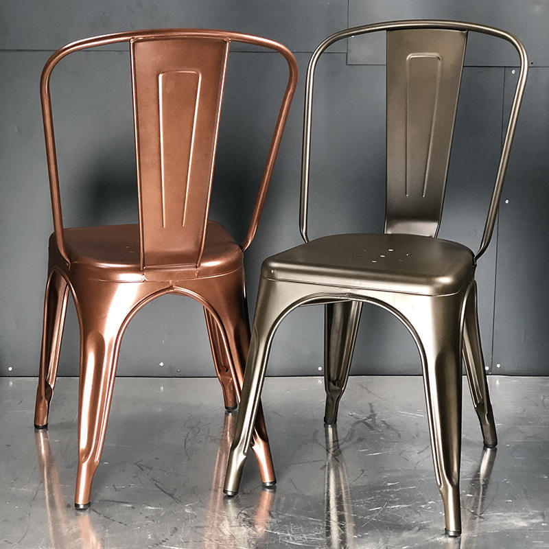 Wholesale Outdoor Furniture Chinese Antique Garden Stools Waterproof Silver Dining Chairs For Restaurantl Aluminum Church Chair