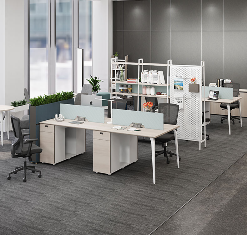 Office Desk High Quality Mesas Laptop Workstation Modern Cubicle Office Office Furniture School Furniture Wooden 10pcs