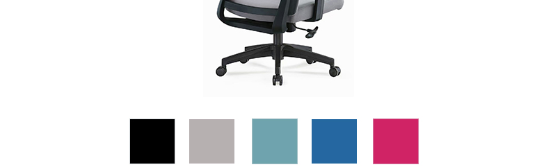 Comfortable executive swivel wheels fabric mesh furniture black rolling ergonomic office chair furniture sillas