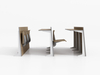 Music Hall Fabric Upholstered student chair and desk classroom for university sets