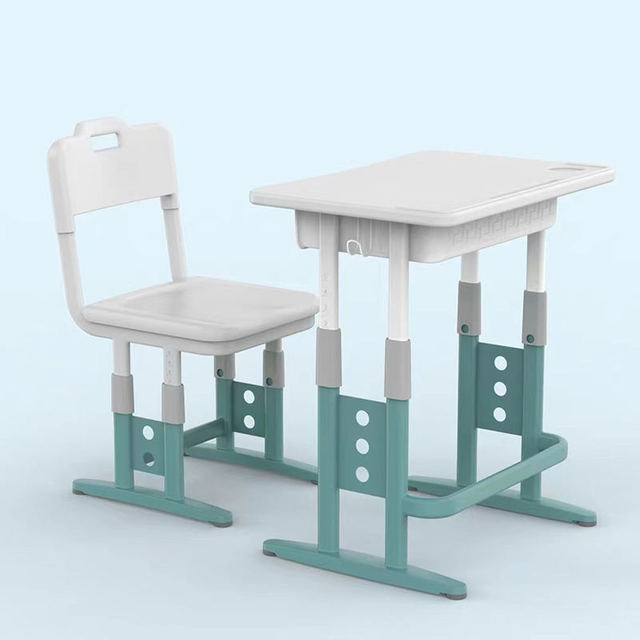 School furniture sets table seat adjustable student desk and chair customizable sets stackable chair classroom sets