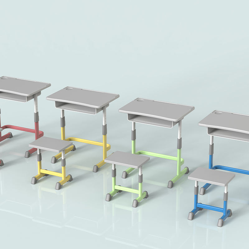 School Desk and Chair 2 Person Adjustable adjustable student desk and chair customizable sets stackable chair classroom sets