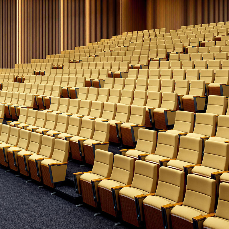 High quality durable comfortable church auditorium cinema chair stackable chair