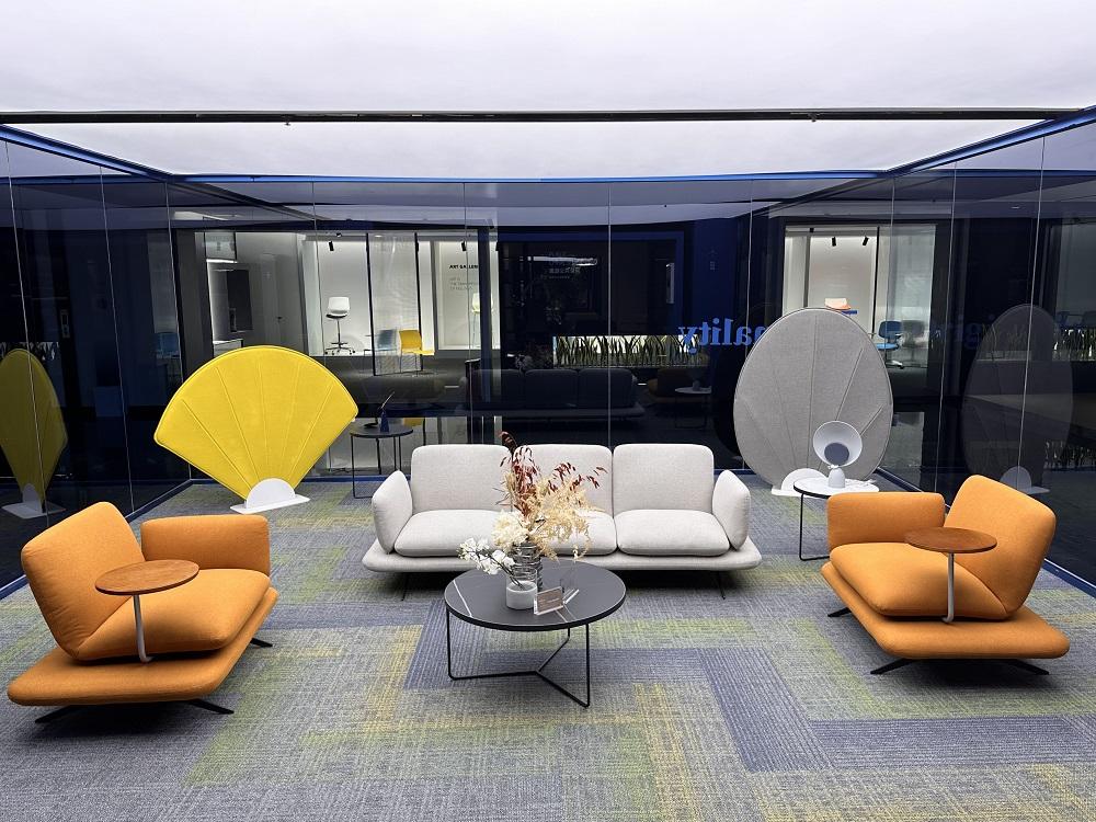 Home Office Sofa Set Modern Design Couch Sofa Reception Area commercial furniture mesas sillas