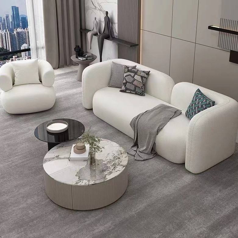 Home Office Sofa Set Modern Design Leather Couch Sofa Reception Area commercial furniture mesas sillas