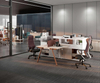 Executive Workstation Cubicle Office Desk Wooden Office Desk Modern Work Bench for Workshop Office