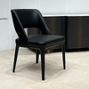 Modern and minimalist home restaurants Solid wood hotel dining tables and chairs light luxury designers backrest chairs
