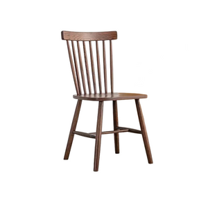 Nordic Style Windsor Chair Modern Restaurant Cafe Simple Design Dining Chair Solid Wood Dining Room Chair