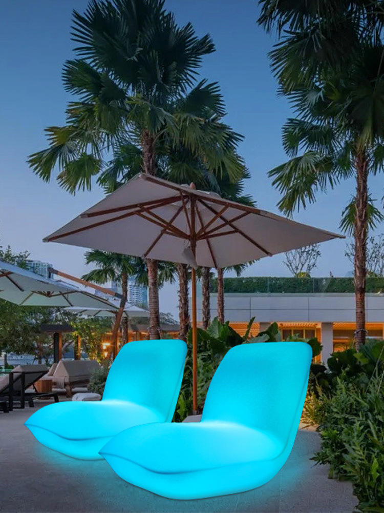 remote control rgb color changing battery rechargeable plastic illuminated cube seat outdoor bar nightclub led cube chair light