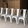 Wholesale Outdoor Furniture Chinese Antique Garden Stools Waterproof Silver Dining Chairs For Restaurantl Aluminum Church Chair