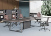Glass conference table Modern Luxury Meeting Table Set Design office wooden long conference meeting table office desk