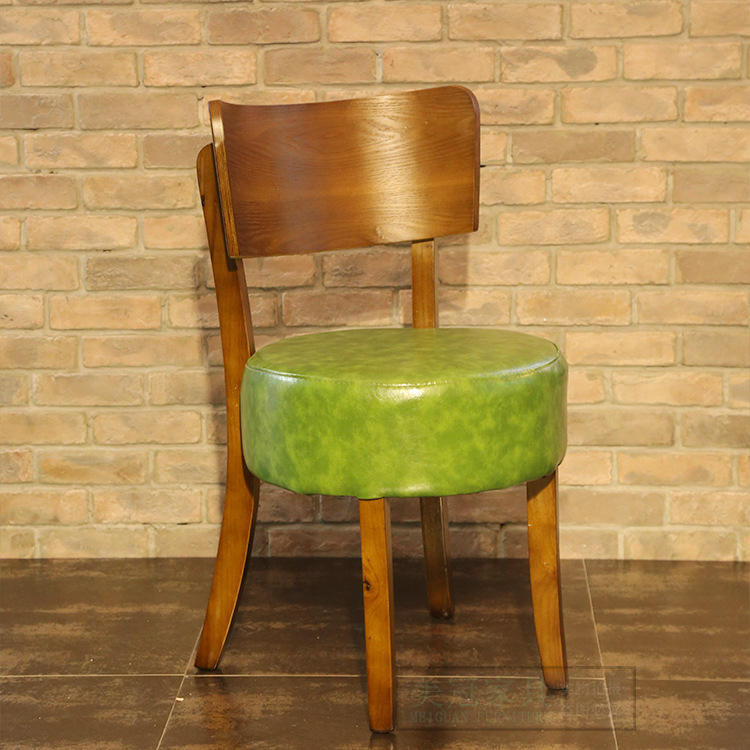 Modern coffee shop booth seating leather button restaurant sofa wood cafe table and chairs set restaurant furniture