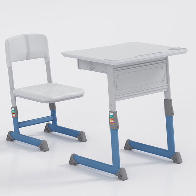 School furniture sets table seat adjustable student desk and chair customizable sets stackable chair classroom sets