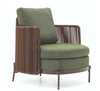 Modern Outdoor Rattan Sofa Garden Waterproof Leisure Single PE Rattan Chair Back Support Sofa Chair Sillas